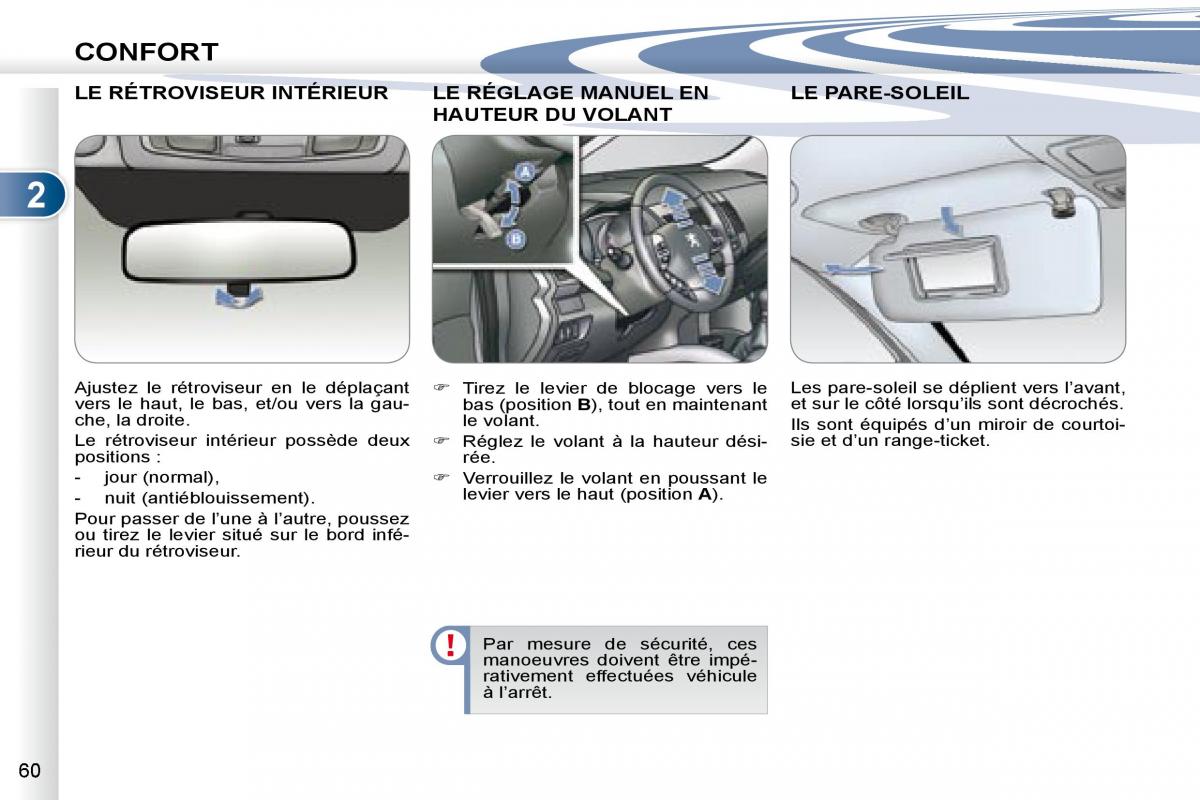 manual Peugeot 4007 manuel du proprietaire / page 59