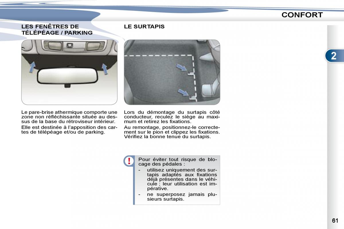 manual Peugeot 4007 manuel du proprietaire / page 60