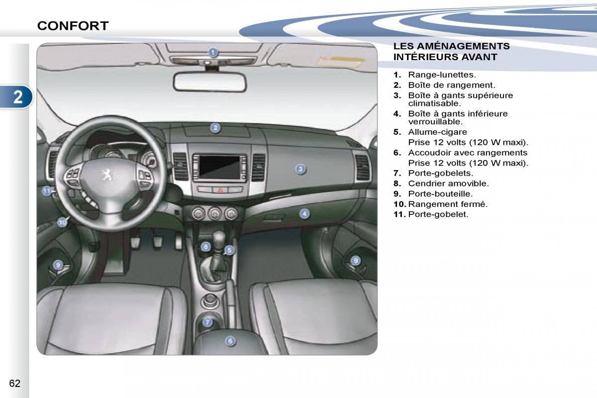 manual Peugeot 4007 manuel du proprietaire / page 61