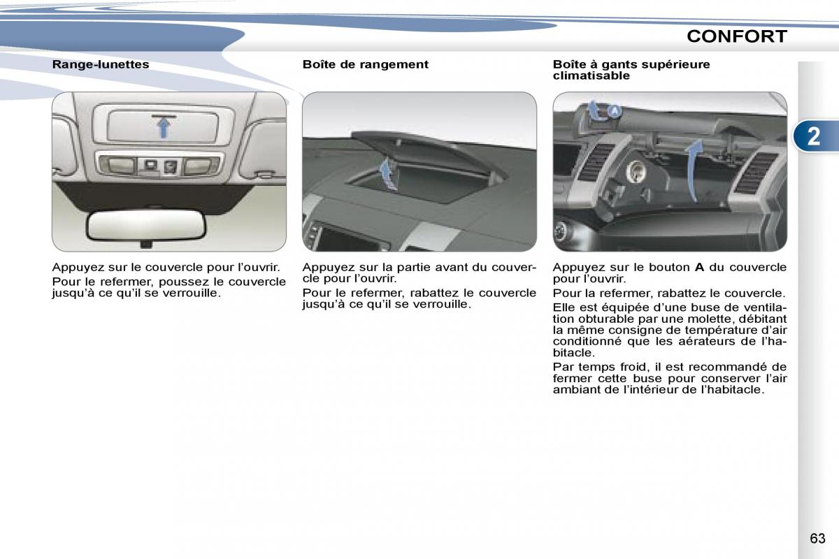 manual Peugeot 4007 manuel du proprietaire / page 62