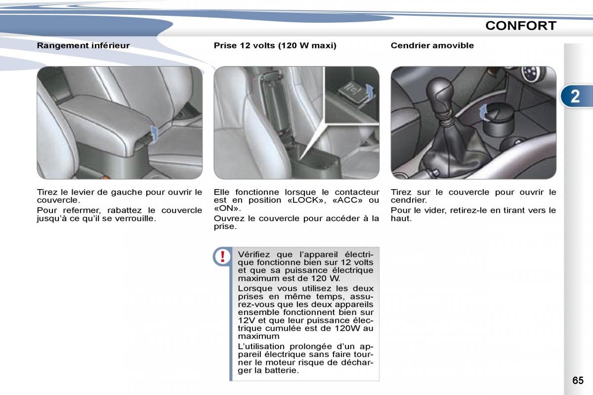 manual Peugeot 4007 manuel du proprietaire / page 64