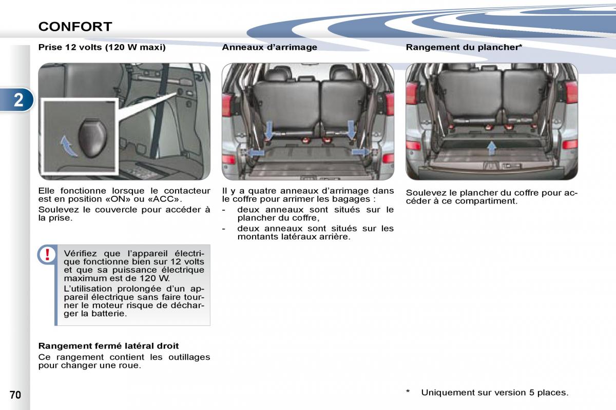 Peugeot 4007 manuel du proprietaire / page 69