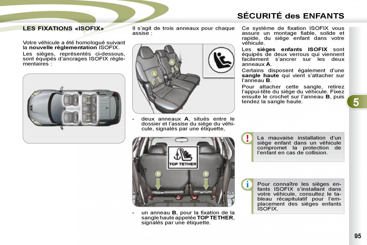 manual Peugeot 4007 manuel du proprietaire / page 94