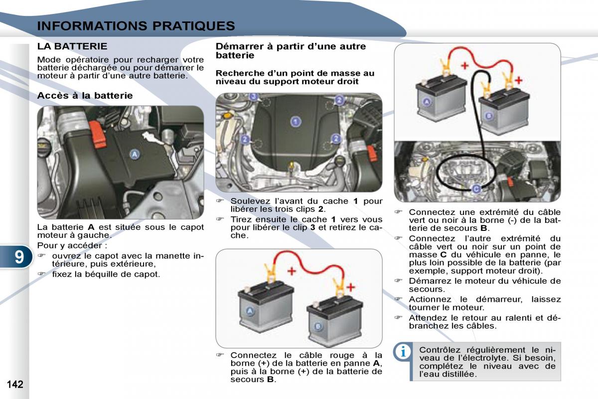 manual Peugeot 4007 manuel du proprietaire / page 141