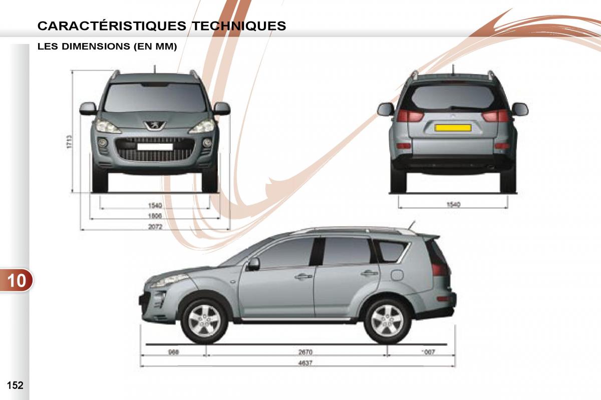 manual Peugeot 4007 manuel du proprietaire / page 151