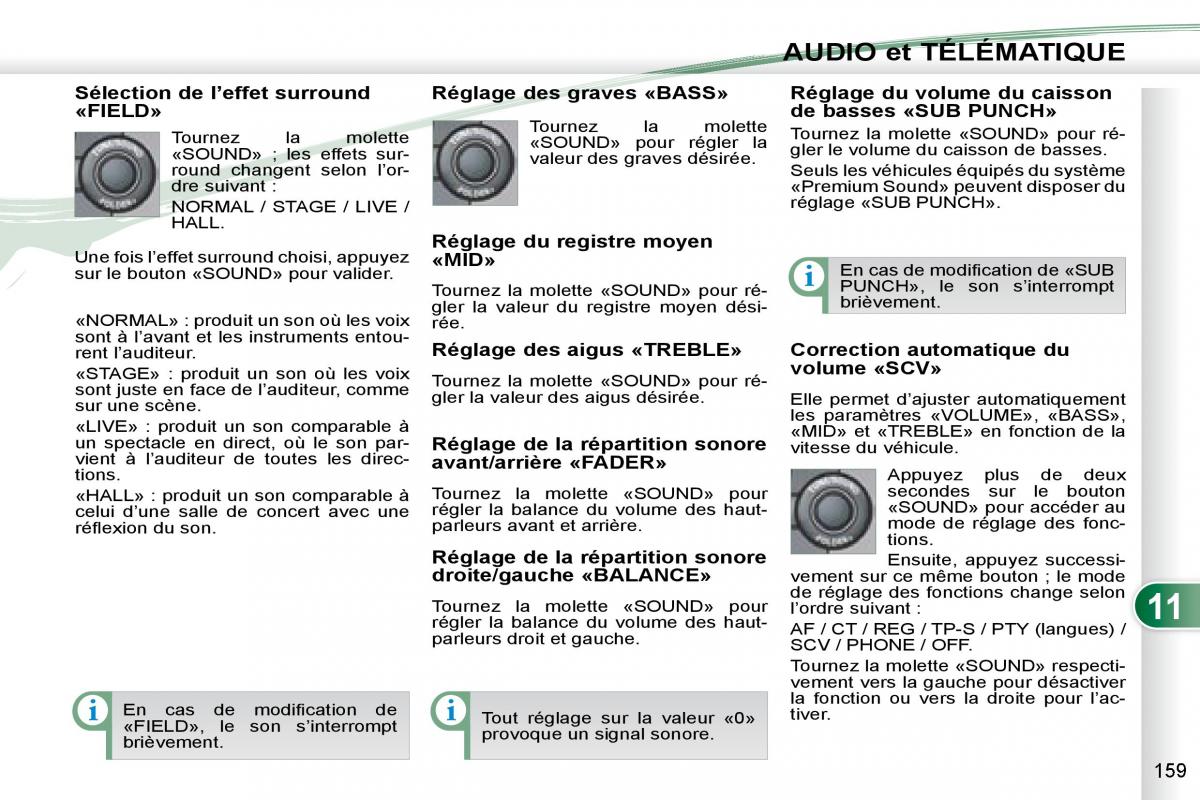 manual Peugeot 4007 manuel du proprietaire / page 157