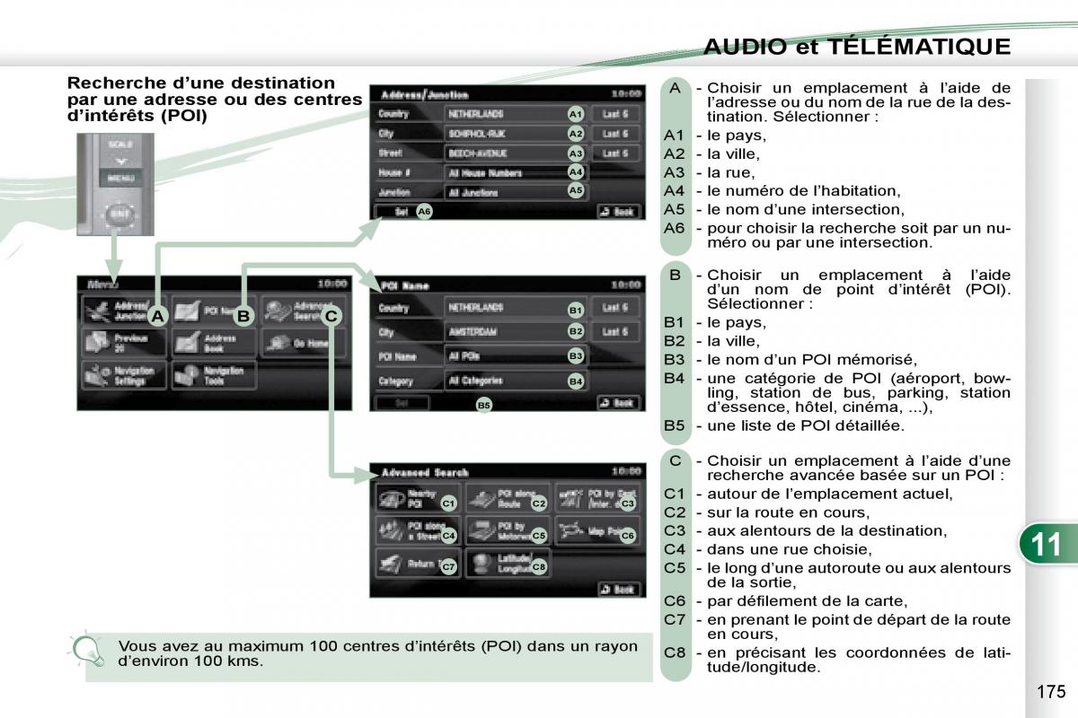 manual Peugeot 4007 manuel du proprietaire / page 174