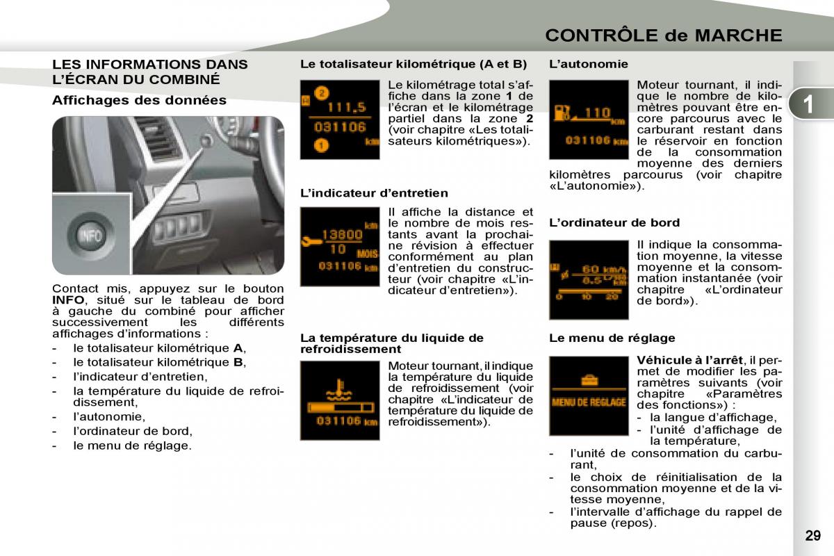 Peugeot 4007 manuel du proprietaire / page 27