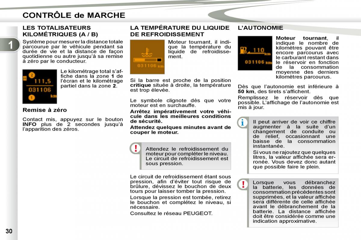 manual Peugeot 4007 manuel du proprietaire / page 28