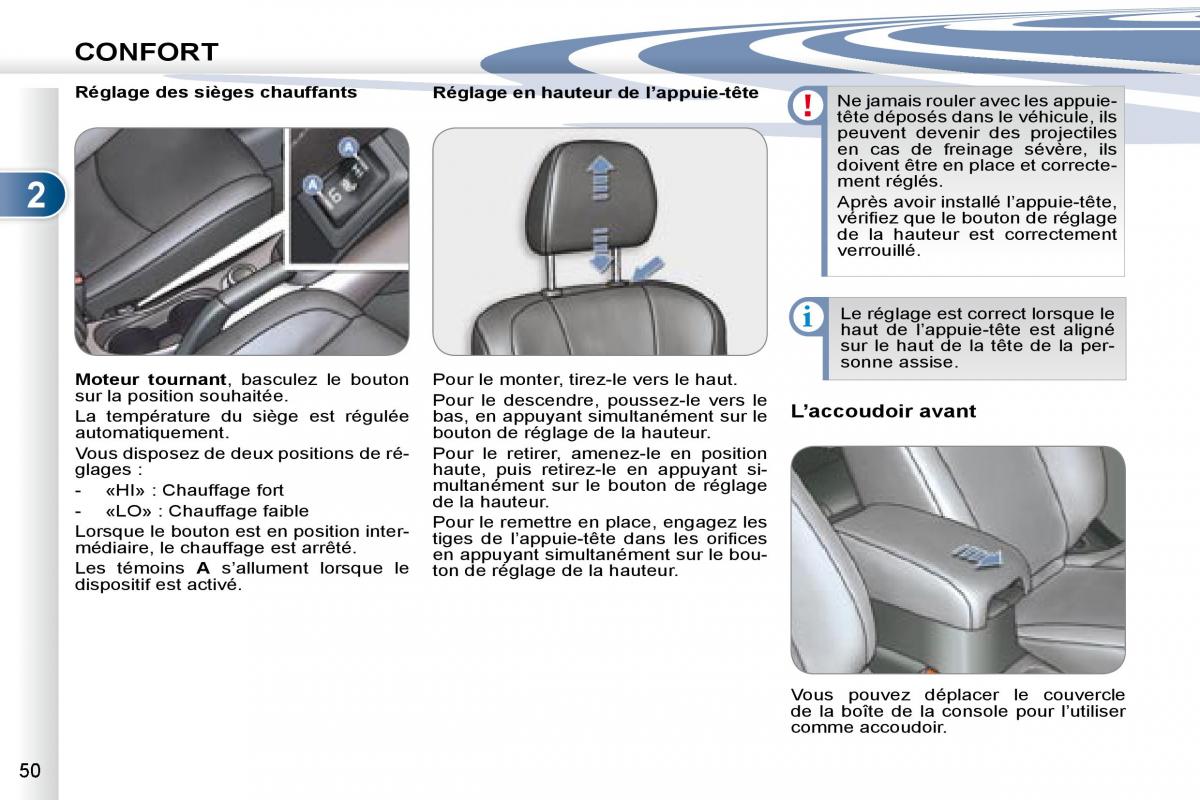 manual Peugeot 4007 manuel du proprietaire / page 49