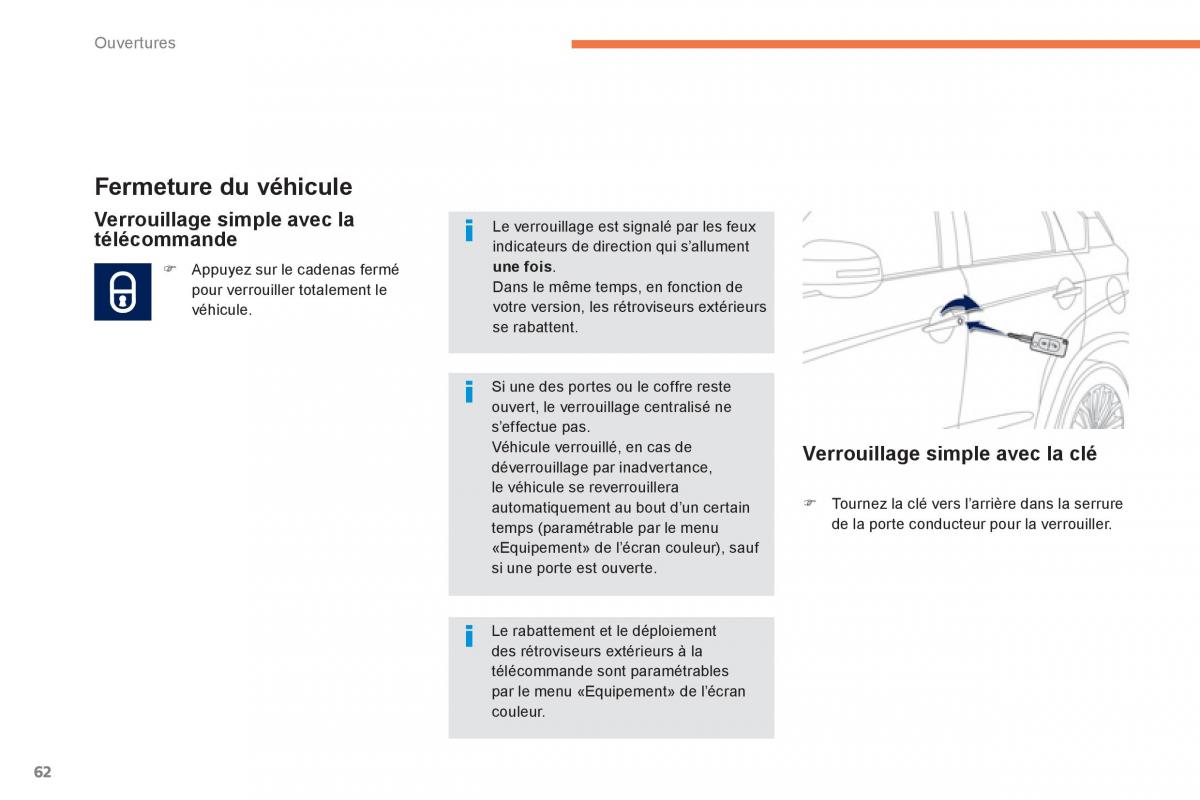 Peugeot 4008 manuel du proprietaire / page 64