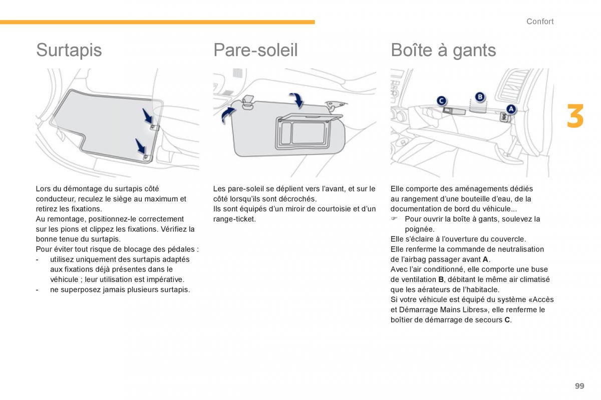 Peugeot 4008 manuel du proprietaire / page 101