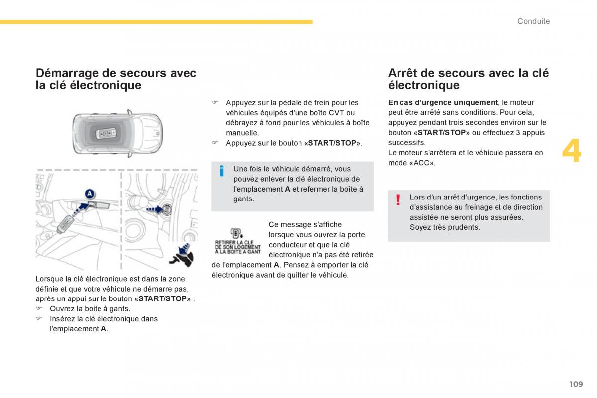 Peugeot 4008 manuel du proprietaire / page 111