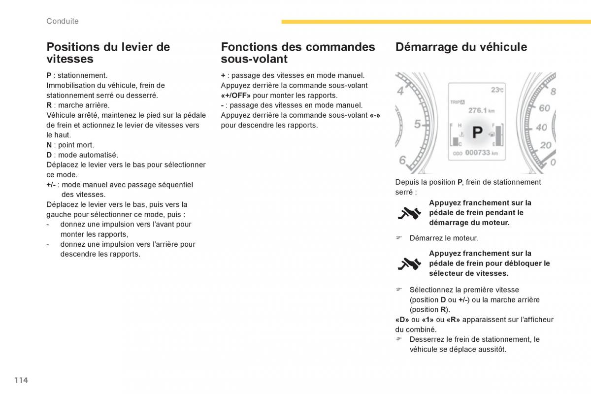 Peugeot 4008 manuel du proprietaire / page 116