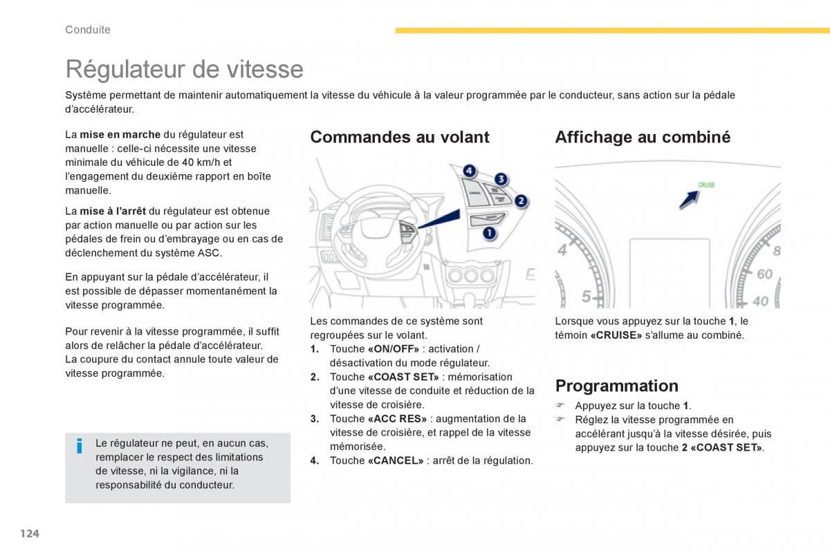 Peugeot 4008 manuel du proprietaire / page 126