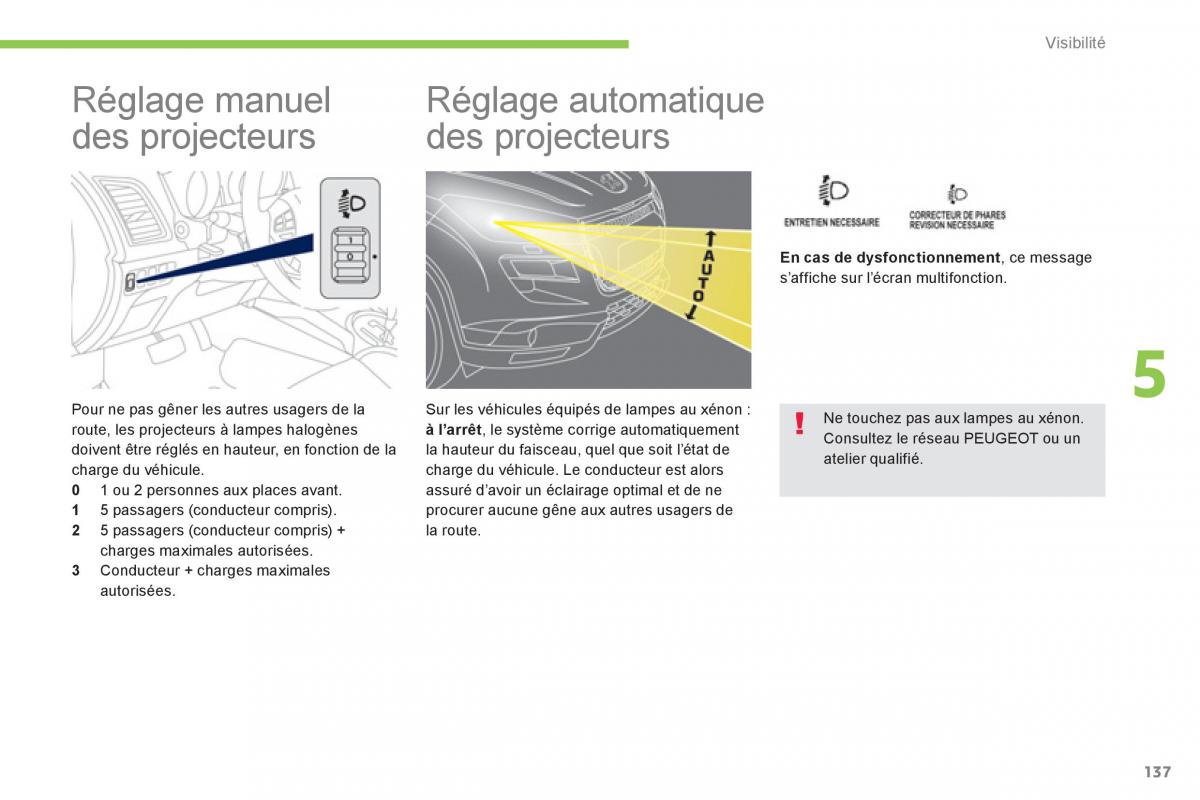 Peugeot 4008 manuel du proprietaire / page 139