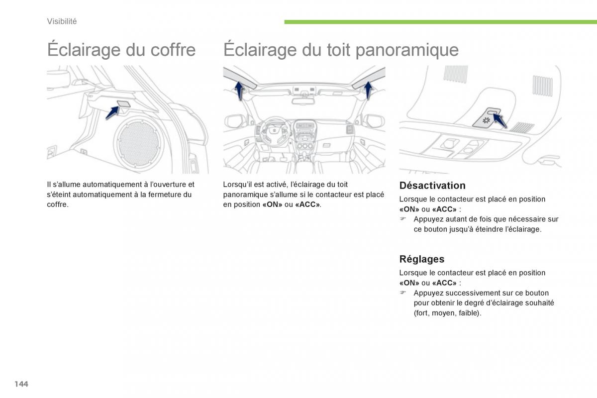 Peugeot 4008 manuel du proprietaire / page 146