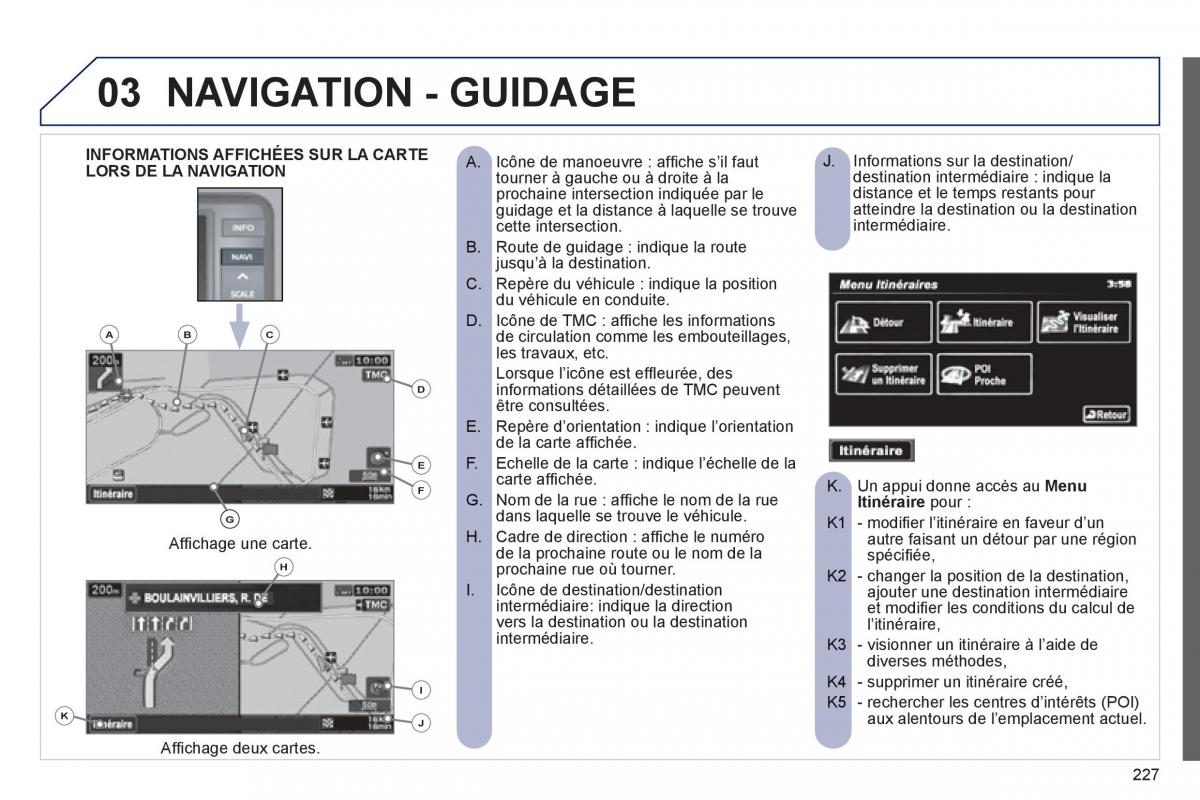 Peugeot 4008 manuel du proprietaire / page 229