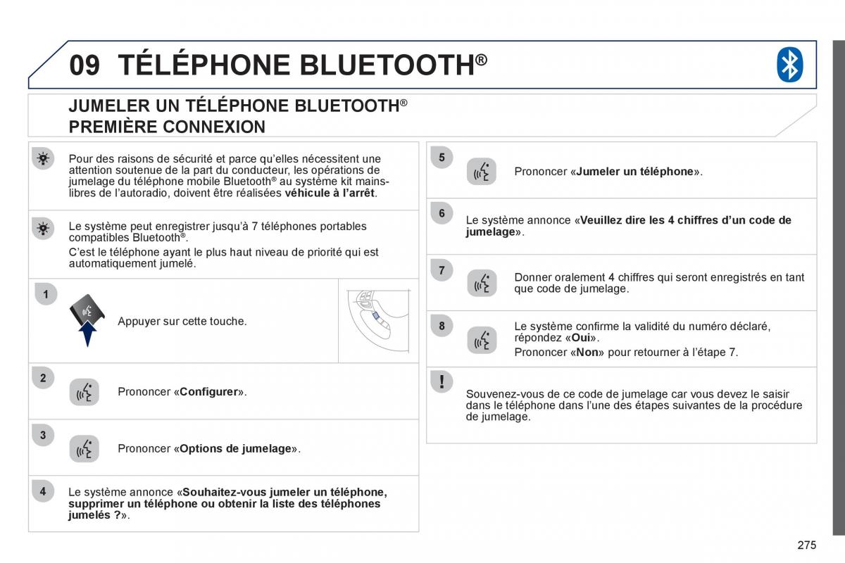 Peugeot 4008 manuel du proprietaire / page 277