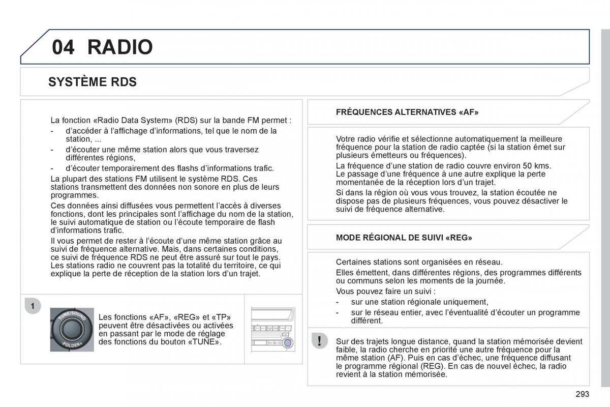 Peugeot 4008 manuel du proprietaire / page 295