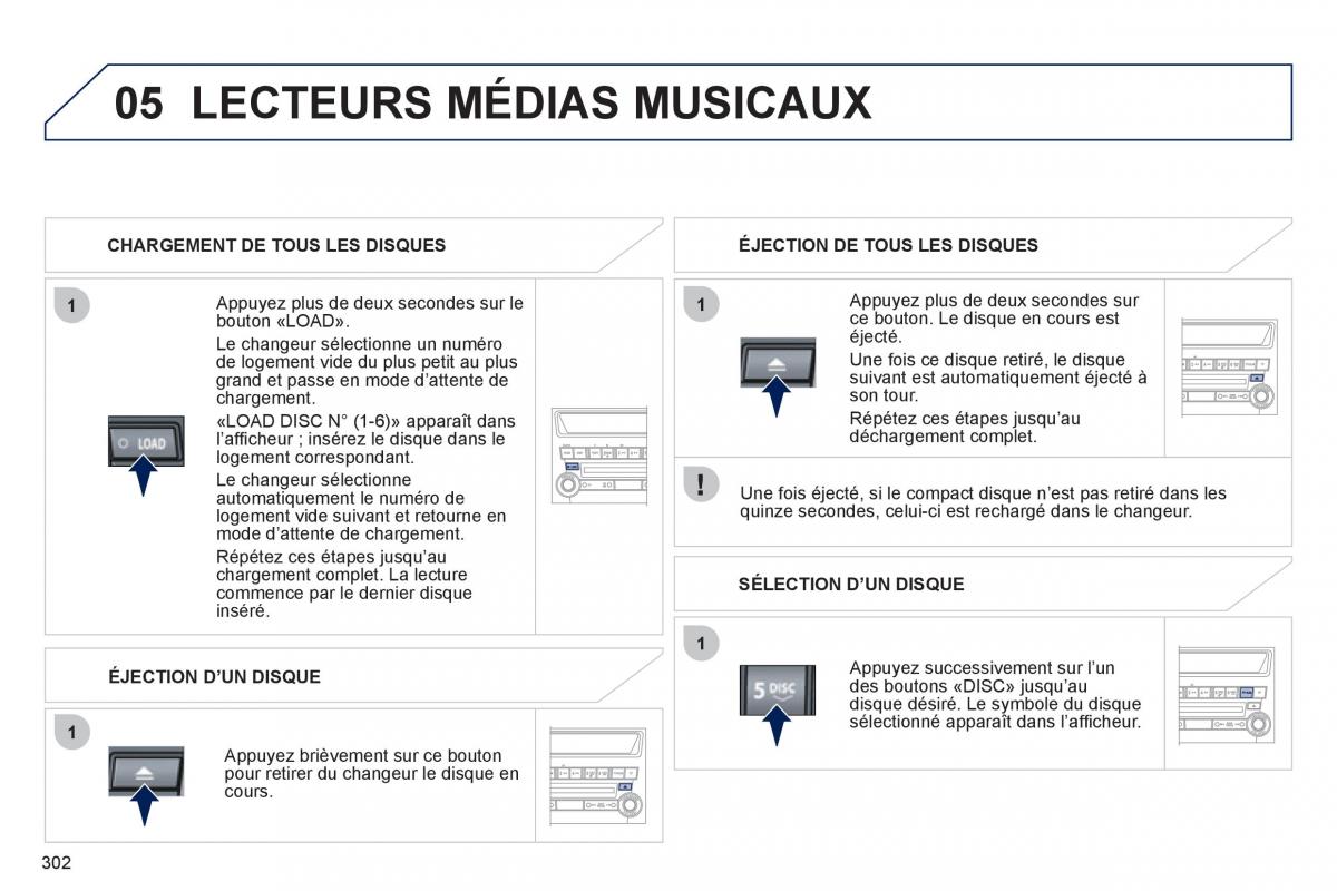 Peugeot 4008 manuel du proprietaire / page 304