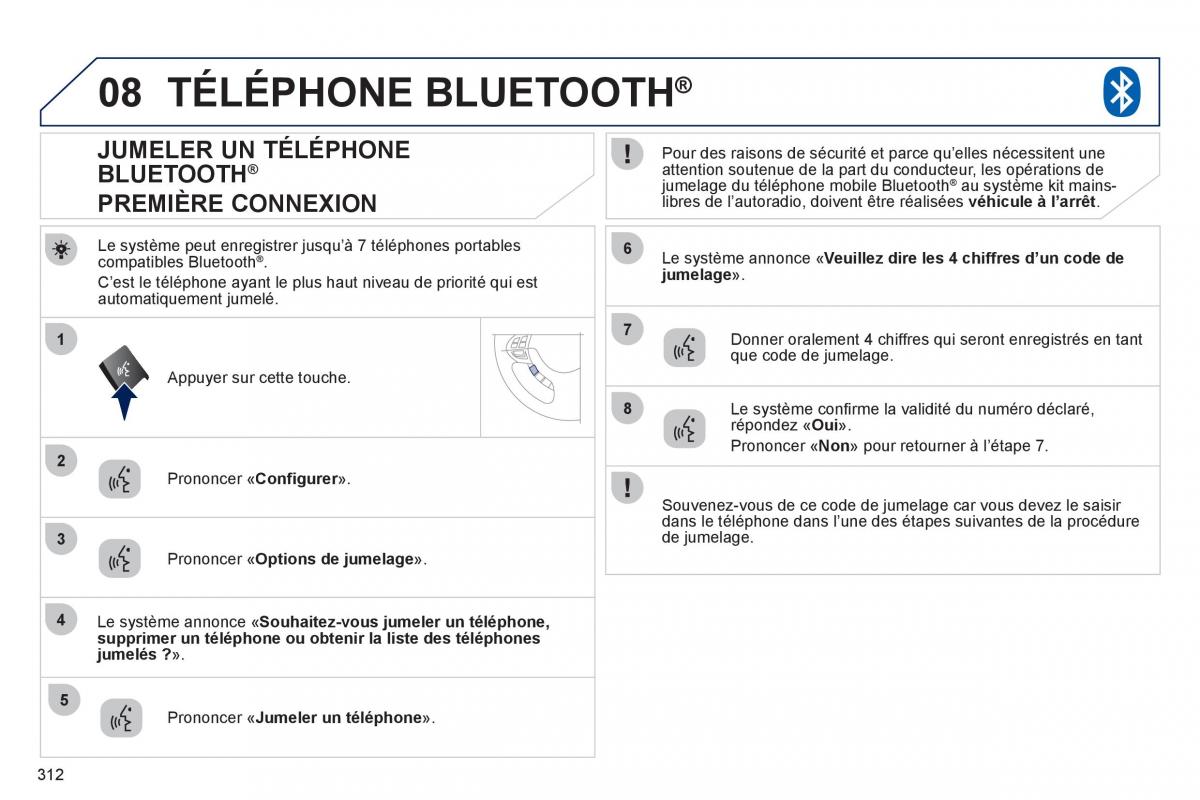 Peugeot 4008 manuel du proprietaire / page 314