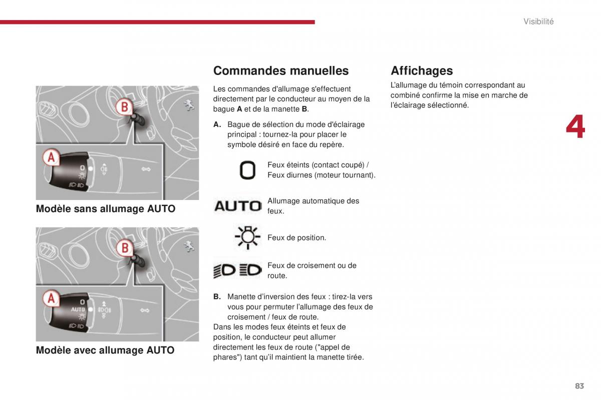 manual Peugeot 5008 FL manuel du proprietaire / page 85