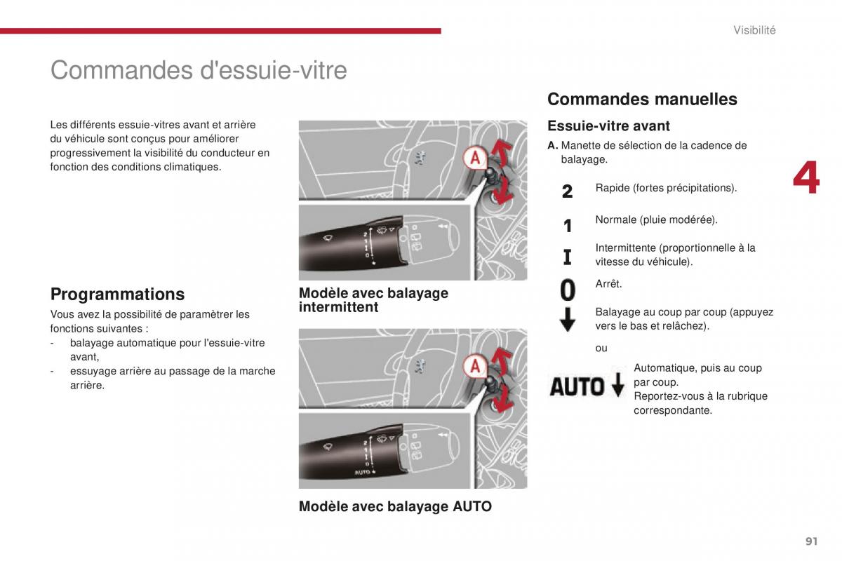 manual Peugeot 5008 FL manuel du proprietaire / page 93