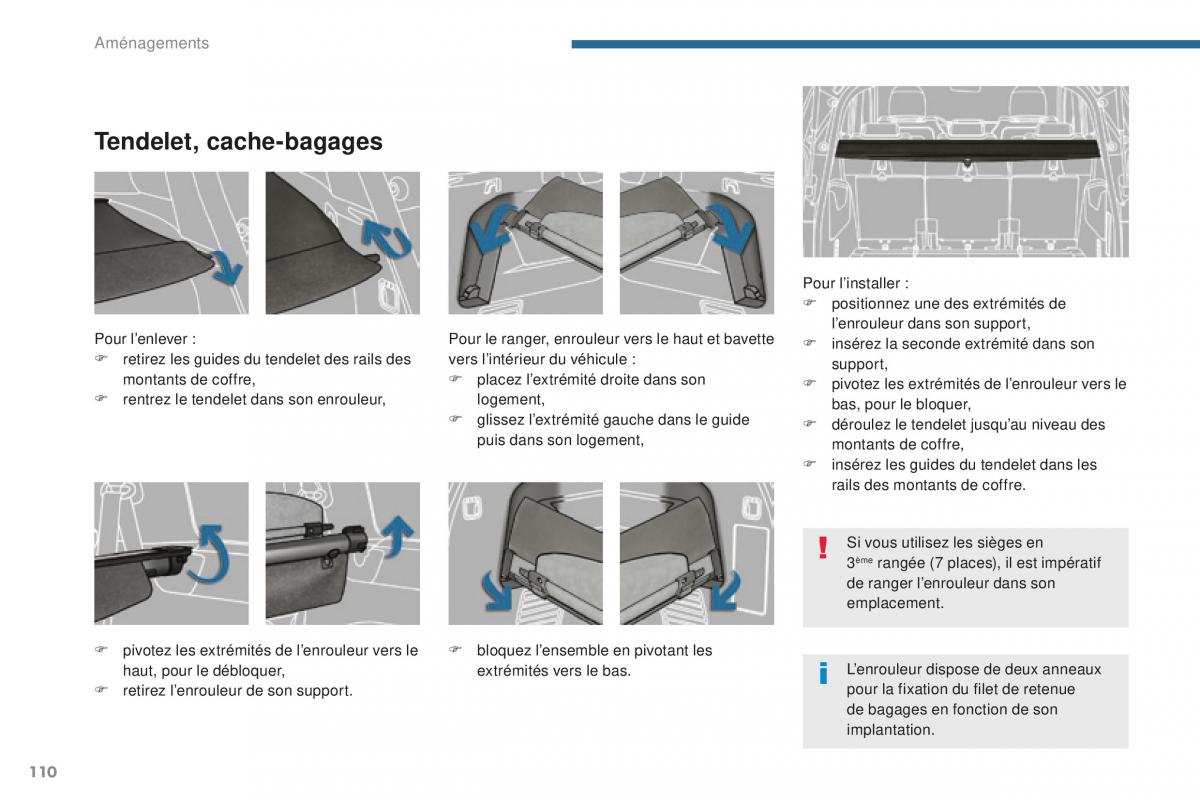 manual Peugeot 5008 FL manuel du proprietaire / page 112