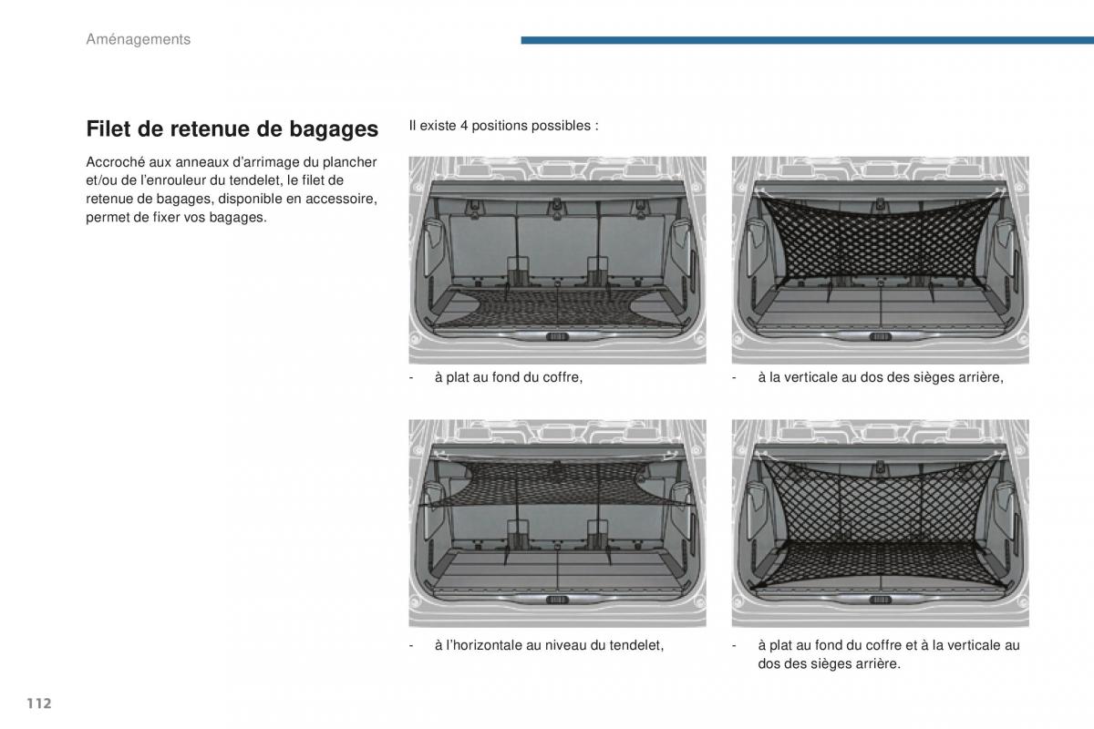 manual Peugeot 5008 FL manuel du proprietaire / page 114