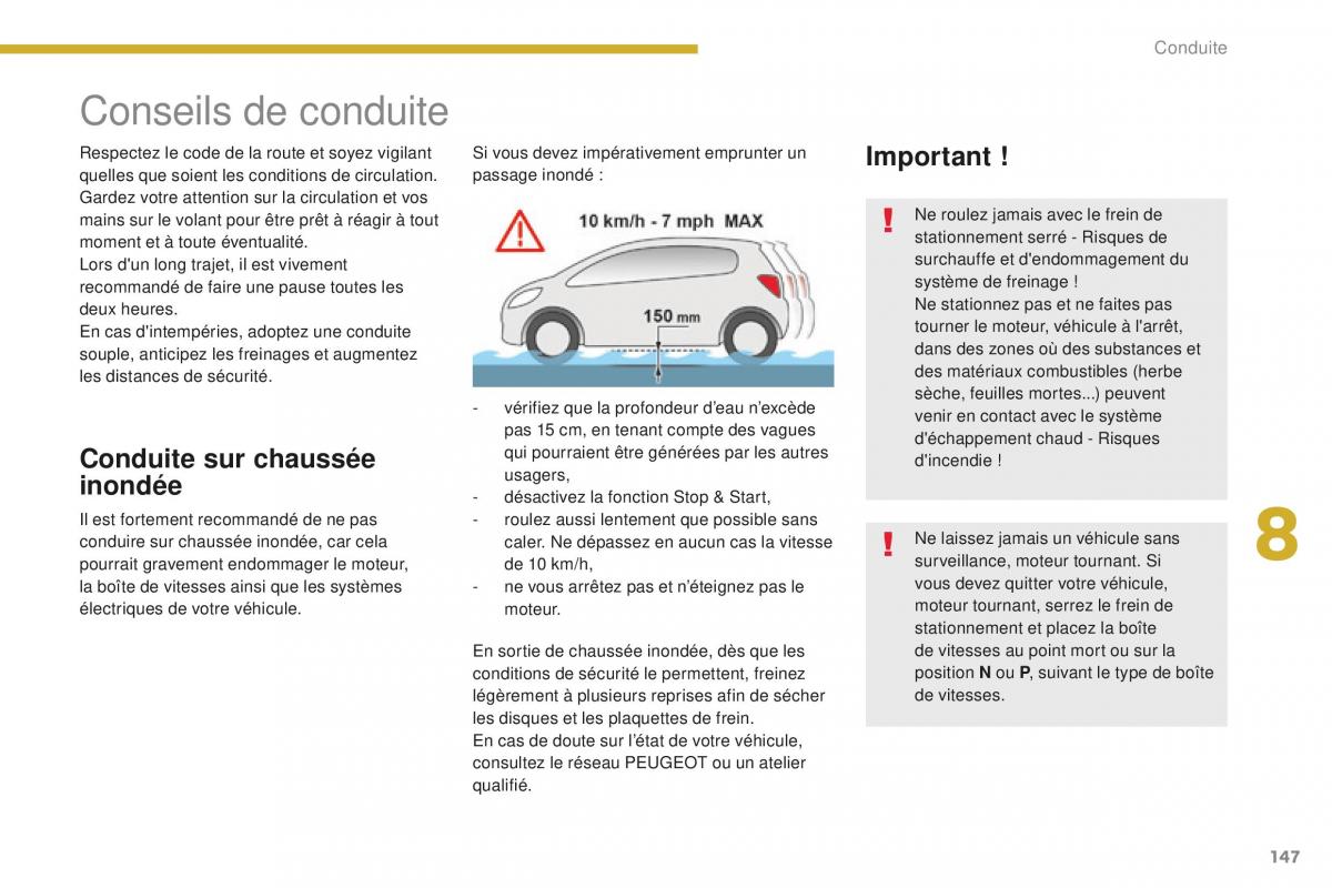 manual Peugeot 5008 FL manuel du proprietaire / page 149