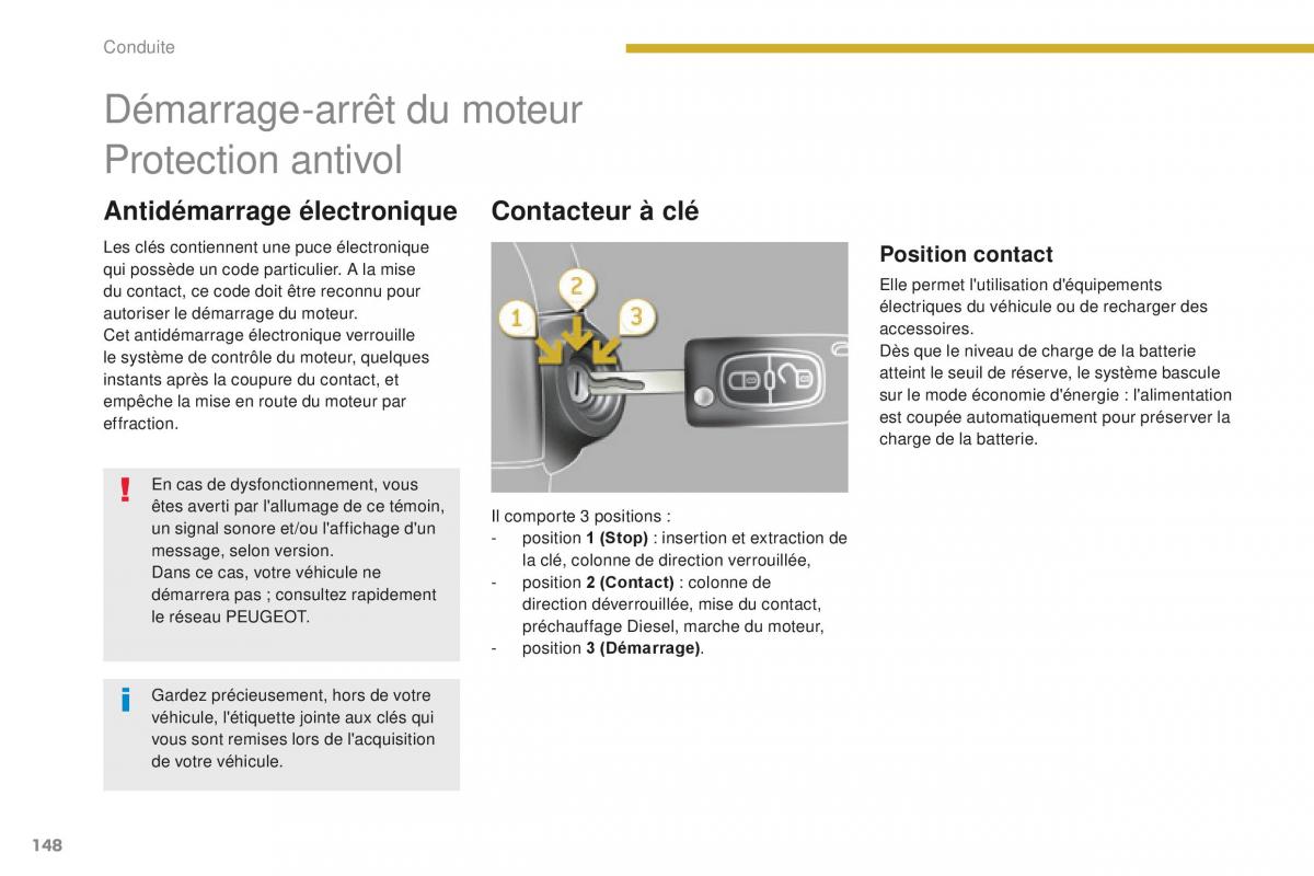 manual Peugeot 5008 FL manuel du proprietaire / page 150