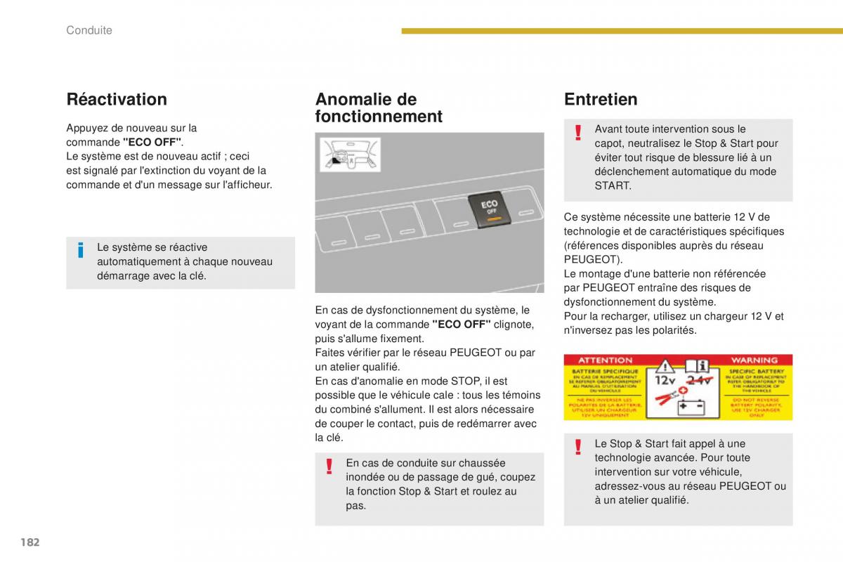 manual Peugeot 5008 FL manuel du proprietaire / page 184