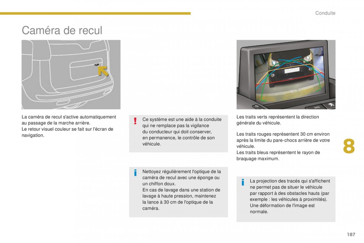 manual Peugeot 5008 FL manuel du proprietaire / page 189