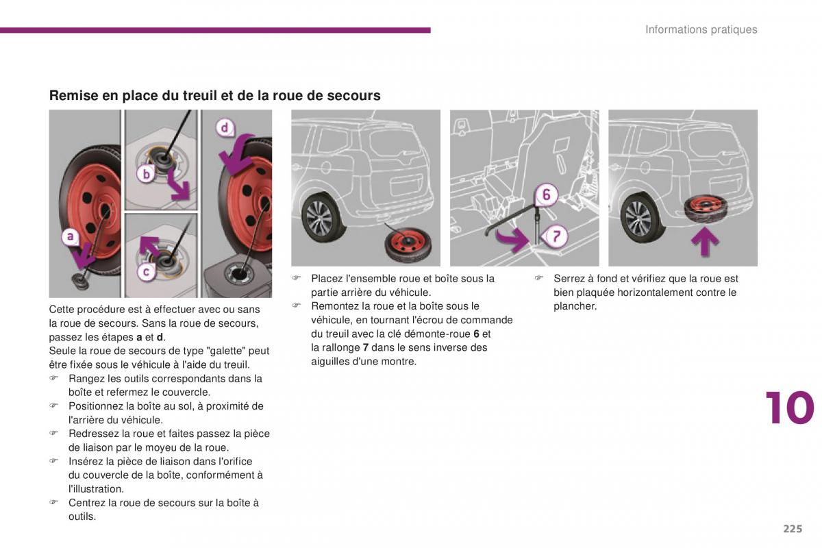 manual Peugeot 5008 FL manuel du proprietaire / page 227