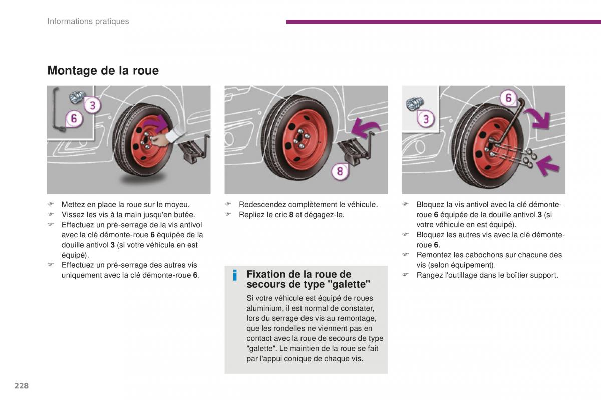 manual Peugeot 5008 FL manuel du proprietaire / page 230