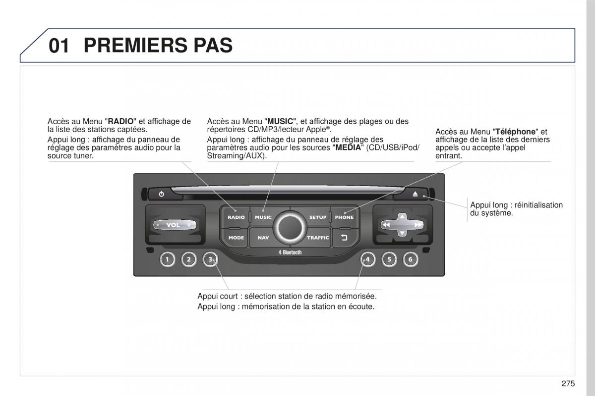 manual Peugeot 5008 FL manuel du proprietaire / page 277