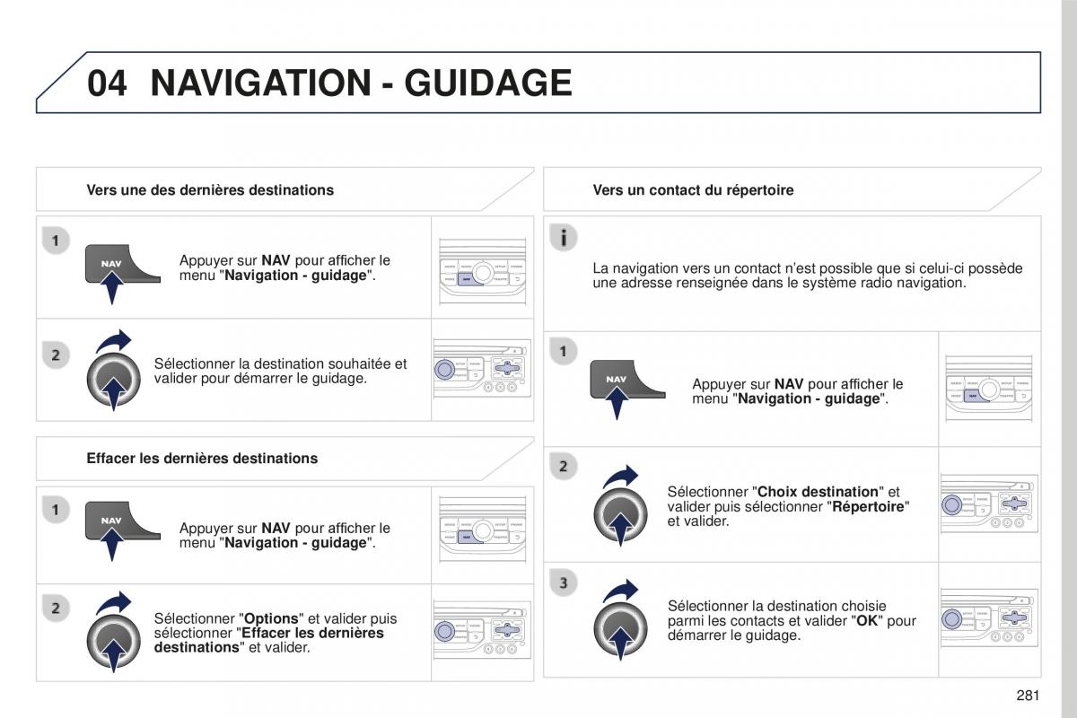 manual Peugeot 5008 FL manuel du proprietaire / page 283