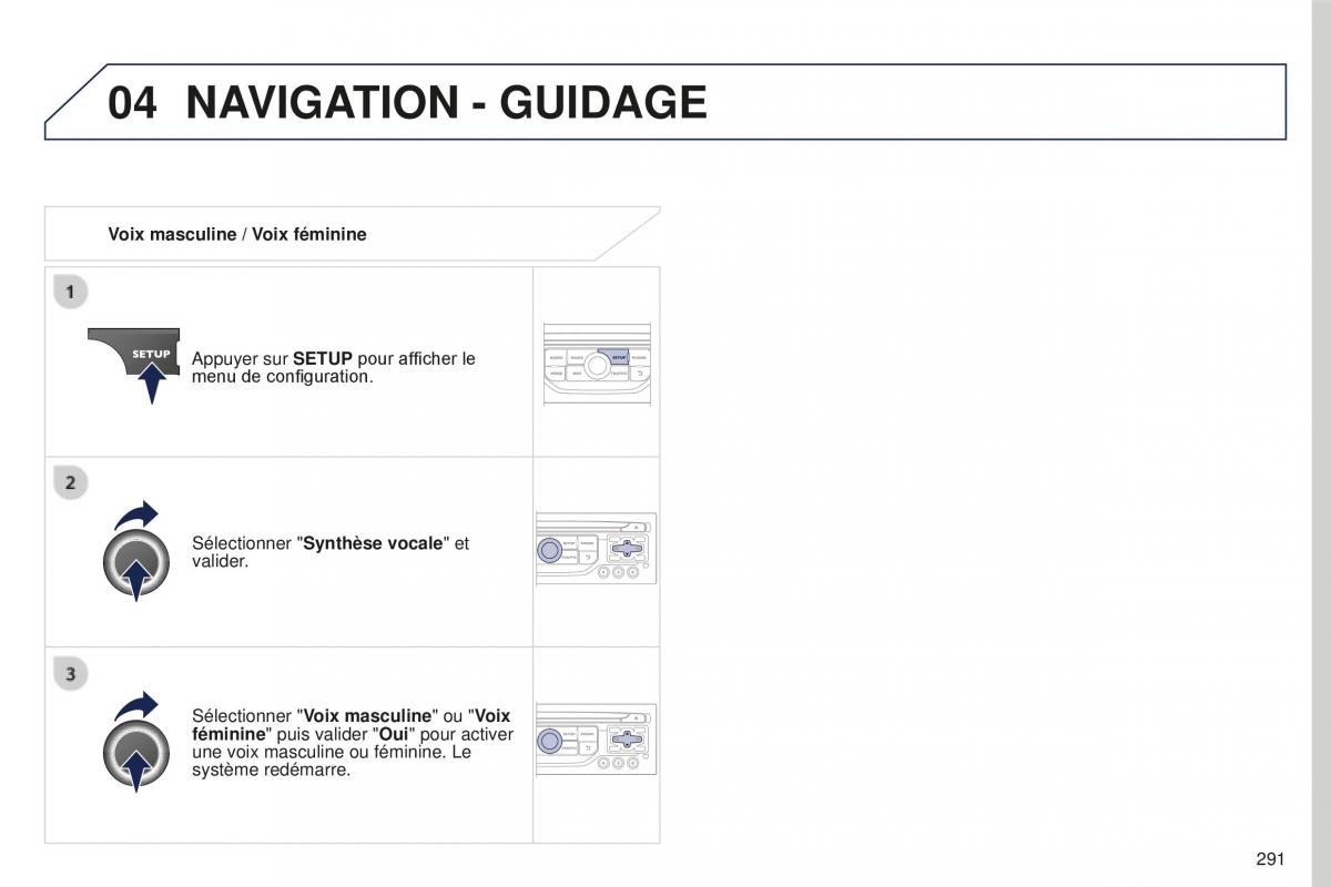 manual Peugeot 5008 FL manuel du proprietaire / page 293