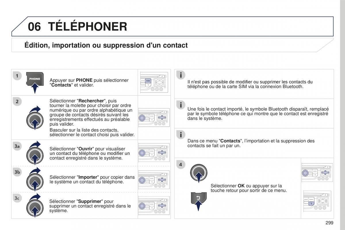 manual Peugeot 5008 FL manuel du proprietaire / page 301