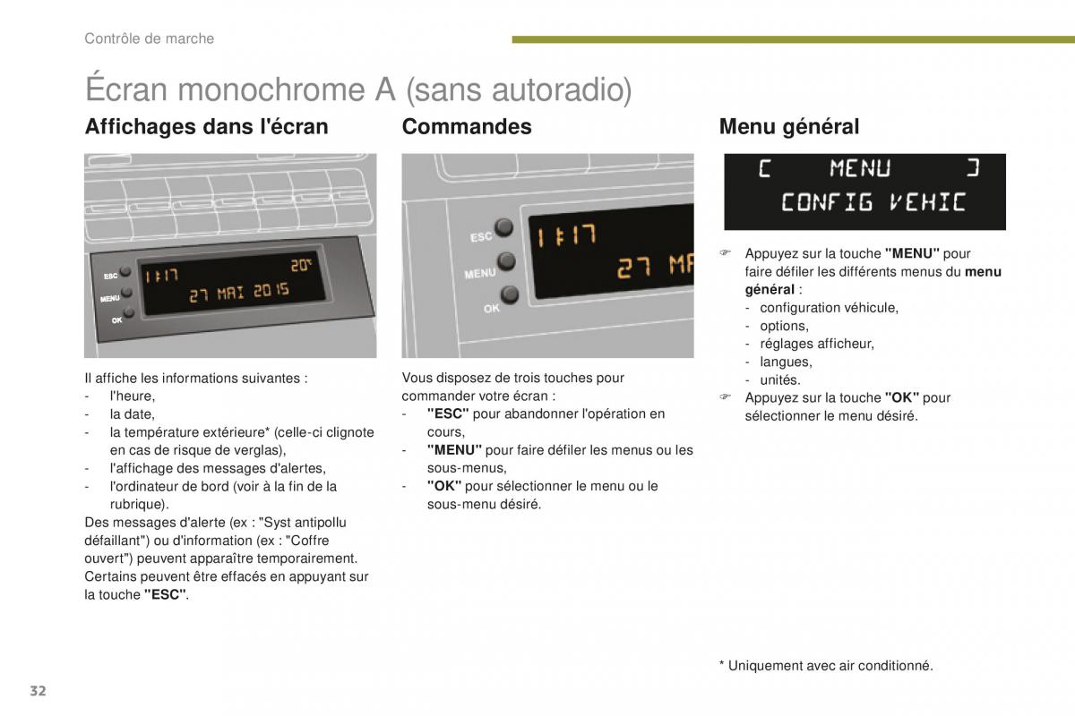 manual Peugeot 5008 FL manuel du proprietaire / page 34