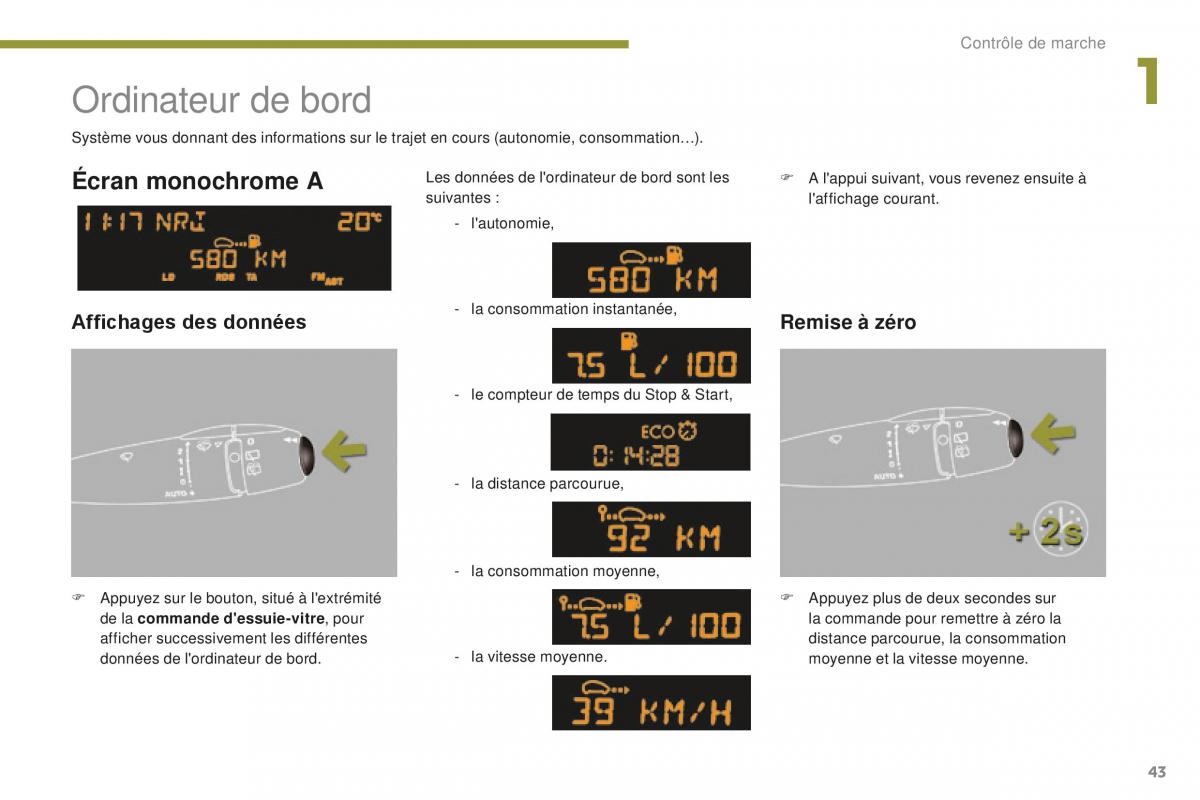 manual Peugeot 5008 FL manuel du proprietaire / page 45