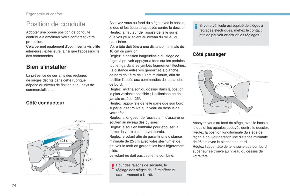 manual Peugeot 5008 FL manuel du proprietaire / page 76