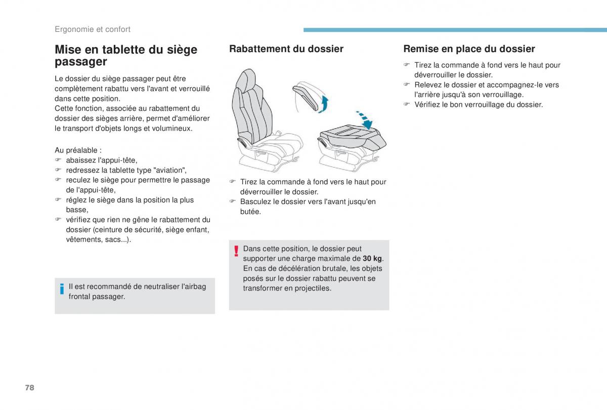 manual Peugeot 5008 FL manuel du proprietaire / page 80