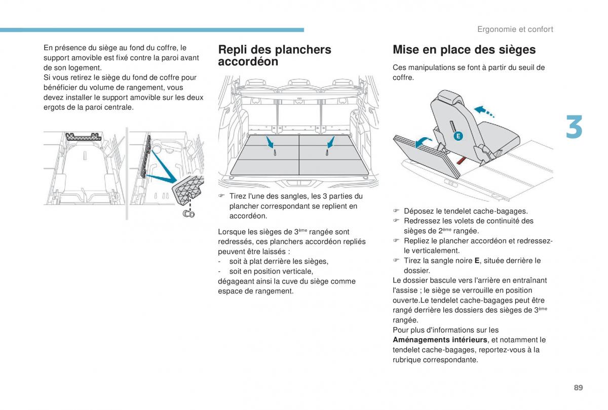 manual Peugeot 5008 FL manuel du proprietaire / page 91