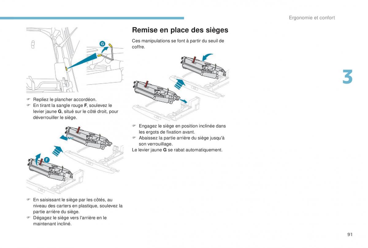 manual Peugeot 5008 FL manuel du proprietaire / page 93