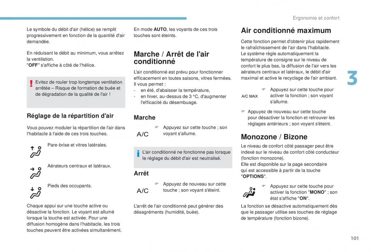 manual Peugeot 5008 FL manuel du proprietaire / page 103