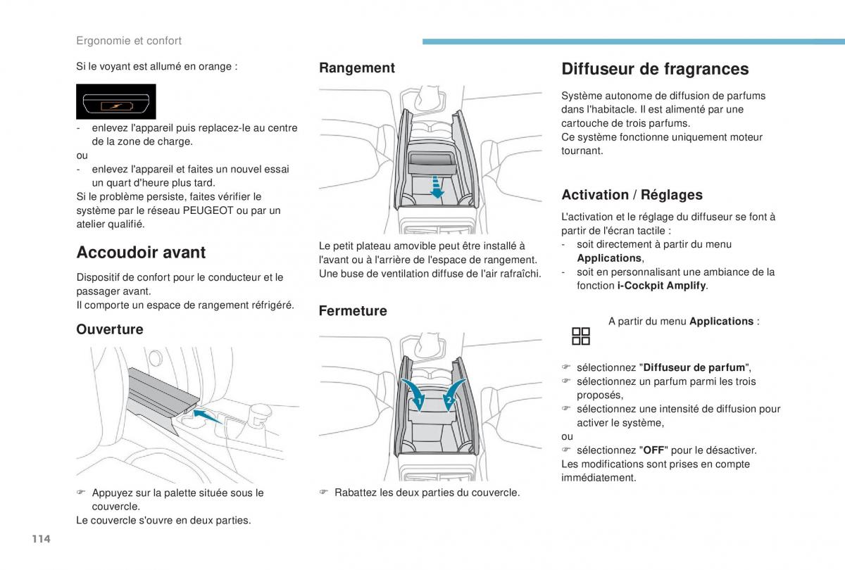 manual Peugeot 5008 FL manuel du proprietaire / page 116