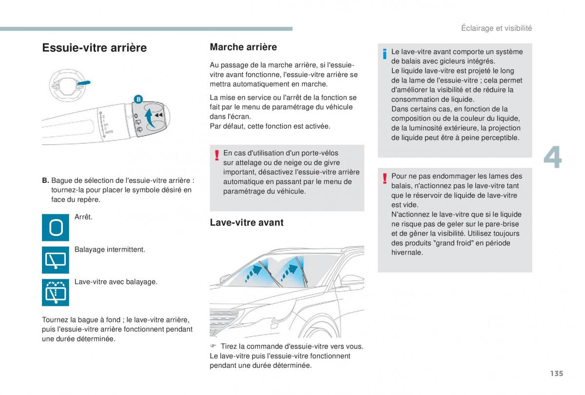 manual Peugeot 5008 FL manuel du proprietaire / page 137