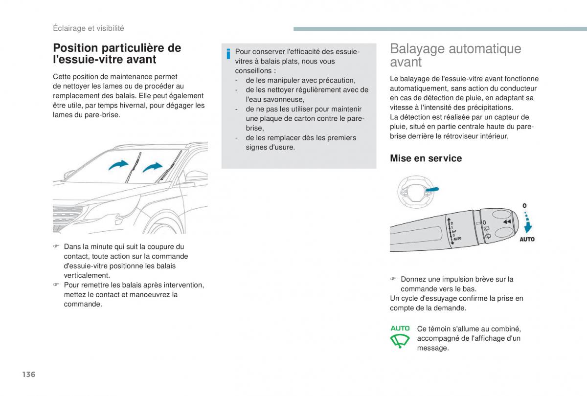 manual Peugeot 5008 FL manuel du proprietaire / page 138